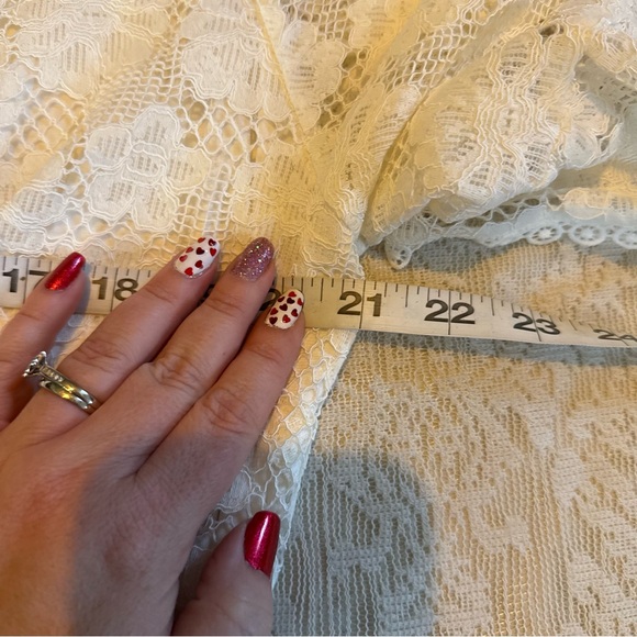 NWT City Chic garden kisses ivory lace eyelet dress - Picture 6 of 11